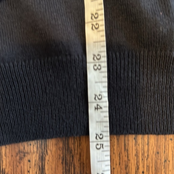 Nordstrom Cashmere Cotton Blend Men’s Black V-Neck Sweater Size Small - Picture 4 of 5